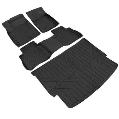 Solidspare All Weather Floor Mats & Cargo Liner Fit For Nissan Rogue 2021-2025 TPE Rubber