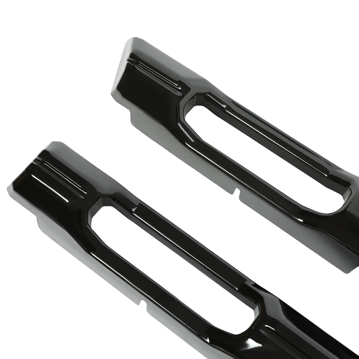 Solid Spare Gloss Black Painted For Chevy Silverado 2500 3500 HD 20-23 Grille Insert Overlay