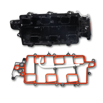 Solidspare Black Upper Intake Manifold + Gasket for 1995-2005 Chevy Buick Olds 3800 3.8L V6