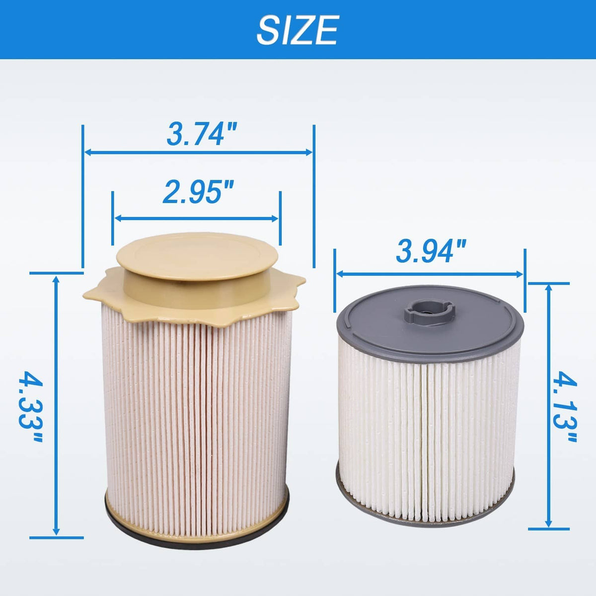 Solidspare For 2019-2022 Ram 2500 3500 4500 Mopar Diesel Fuel Filter 68436631AA 68157291AA