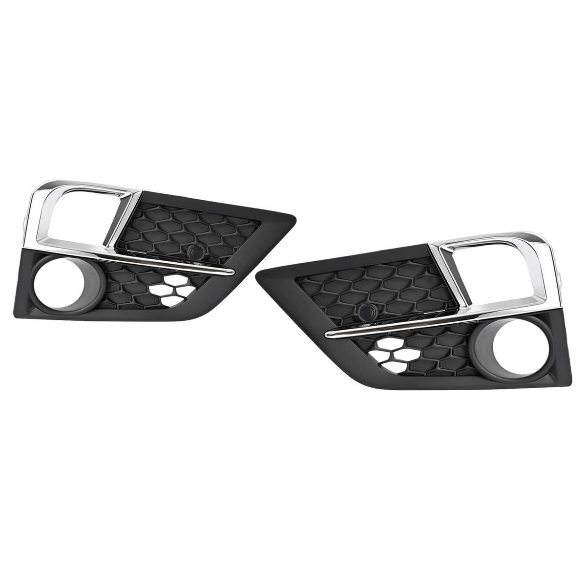 Solid Spare Pair For Honda Odyssey 2018 2019 2020 Front Bumper Fog Lights Chrome Trim Cover