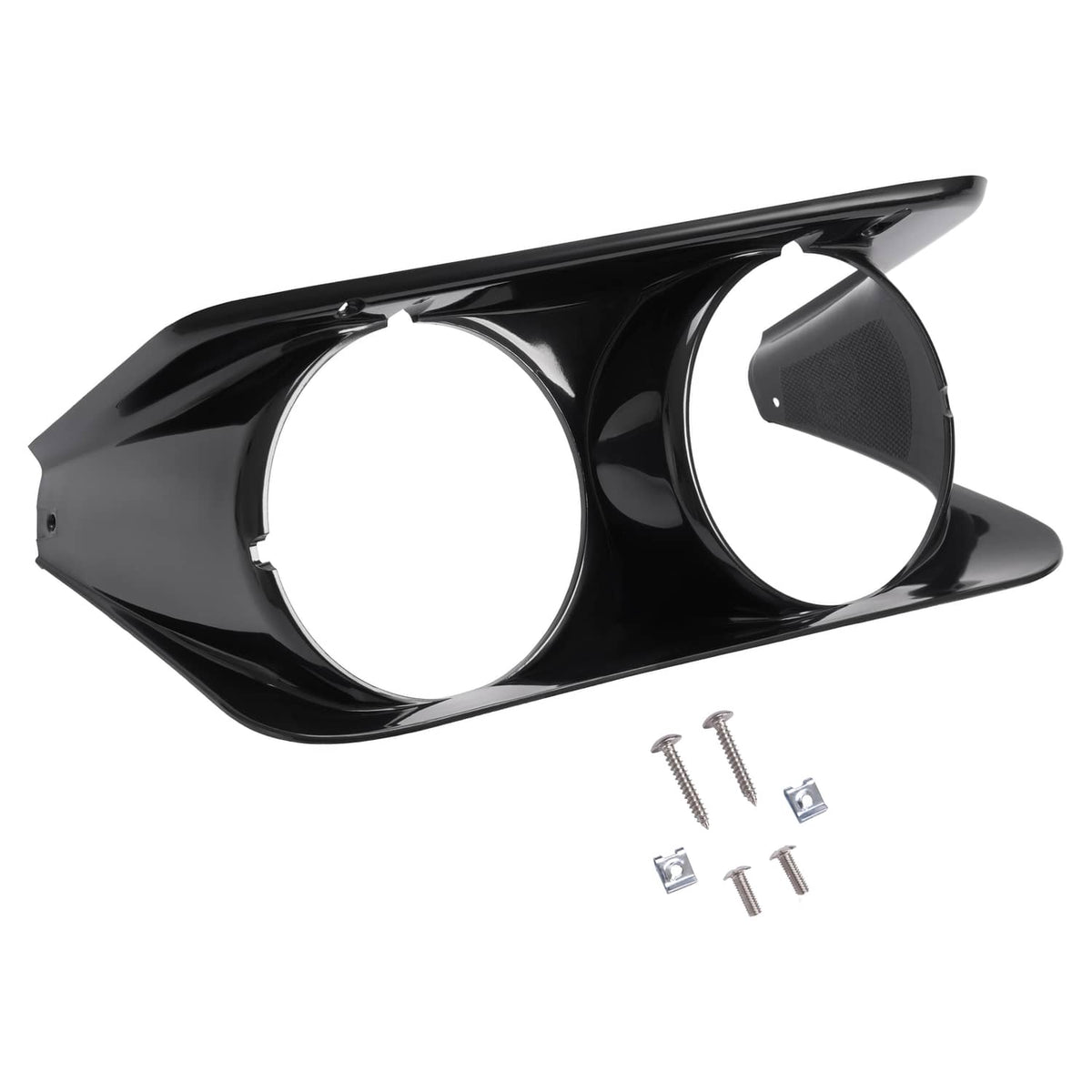 Solid Spare Black Headlight Bezel Trim Passenger Side RH For Chevrolet C3 Corvette 1968-1982