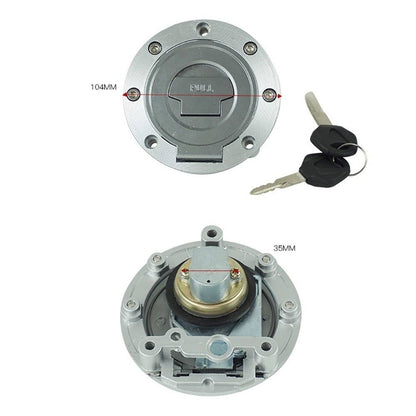 Solidspare Ignition Switch Gas Cap Seat Lock Key Set for Yamaha MT03 YZF R6 2003-2005