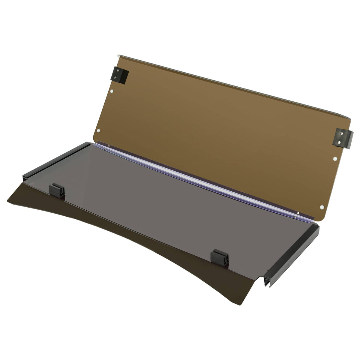 Solidspare For EZGO TXT 2014-UP Golf Cart Fold Down Folding Tinted Windshield Windscreen