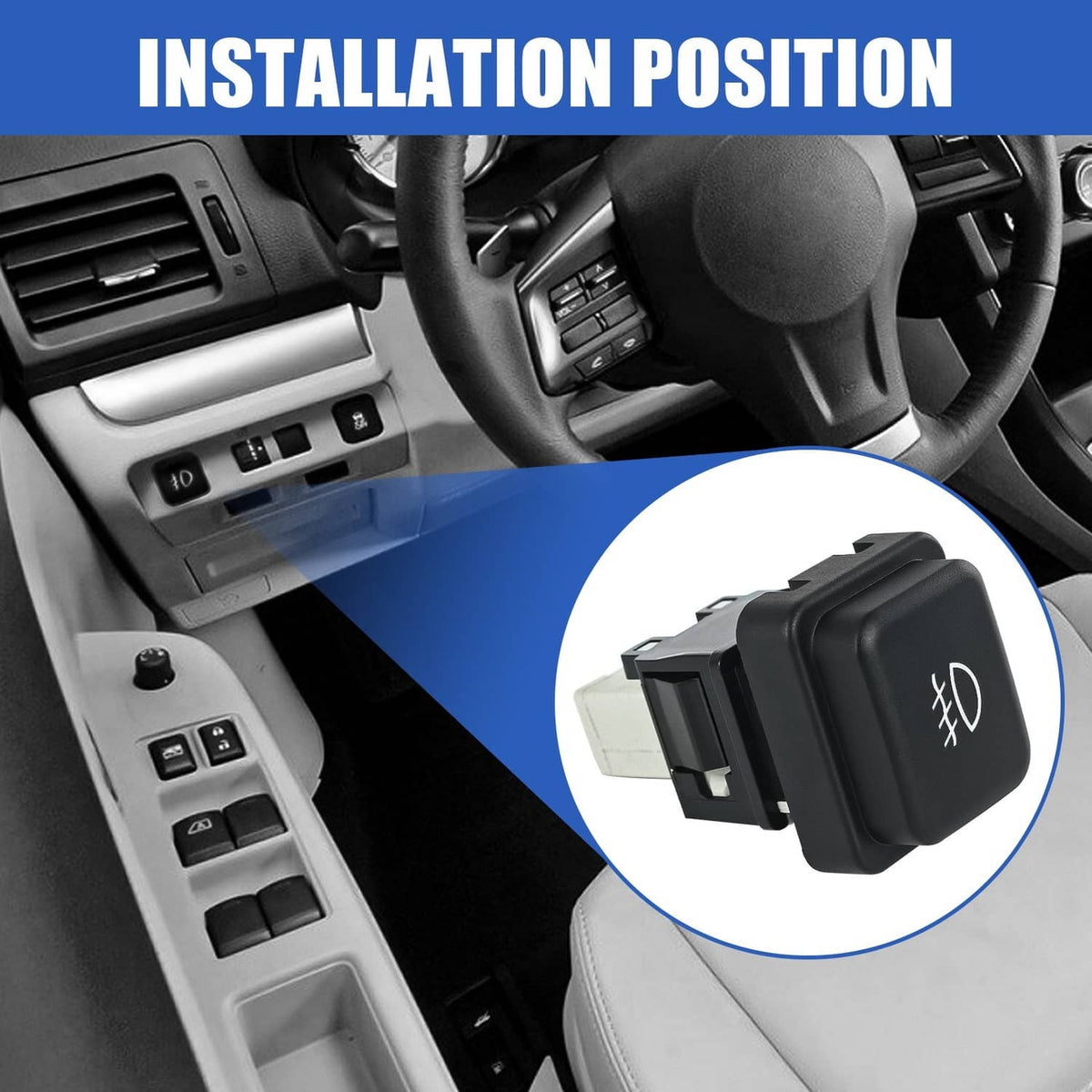 Solidspare Dash Fog Light Lamp Switch for 2012-2018 Subaru Impreza Forester H4510FJ000