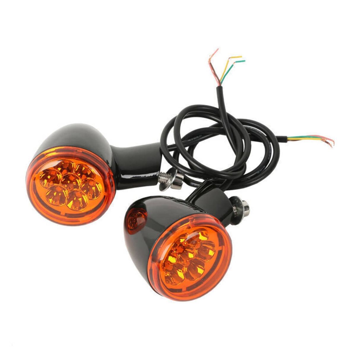 Solidspare Rear LED Turn Signals Light Bracket Fit For 1992-22 Harley Sportster XL 883 1200