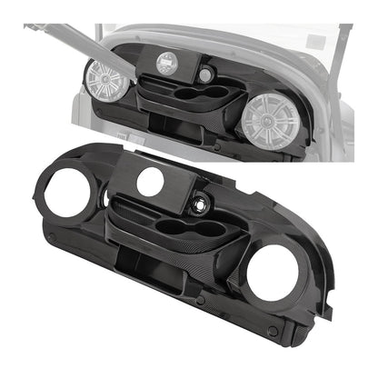 Solidspare Carbon Fiber Style Golf Cart Dashboard Cover For Club Car Precedent Radio Dash