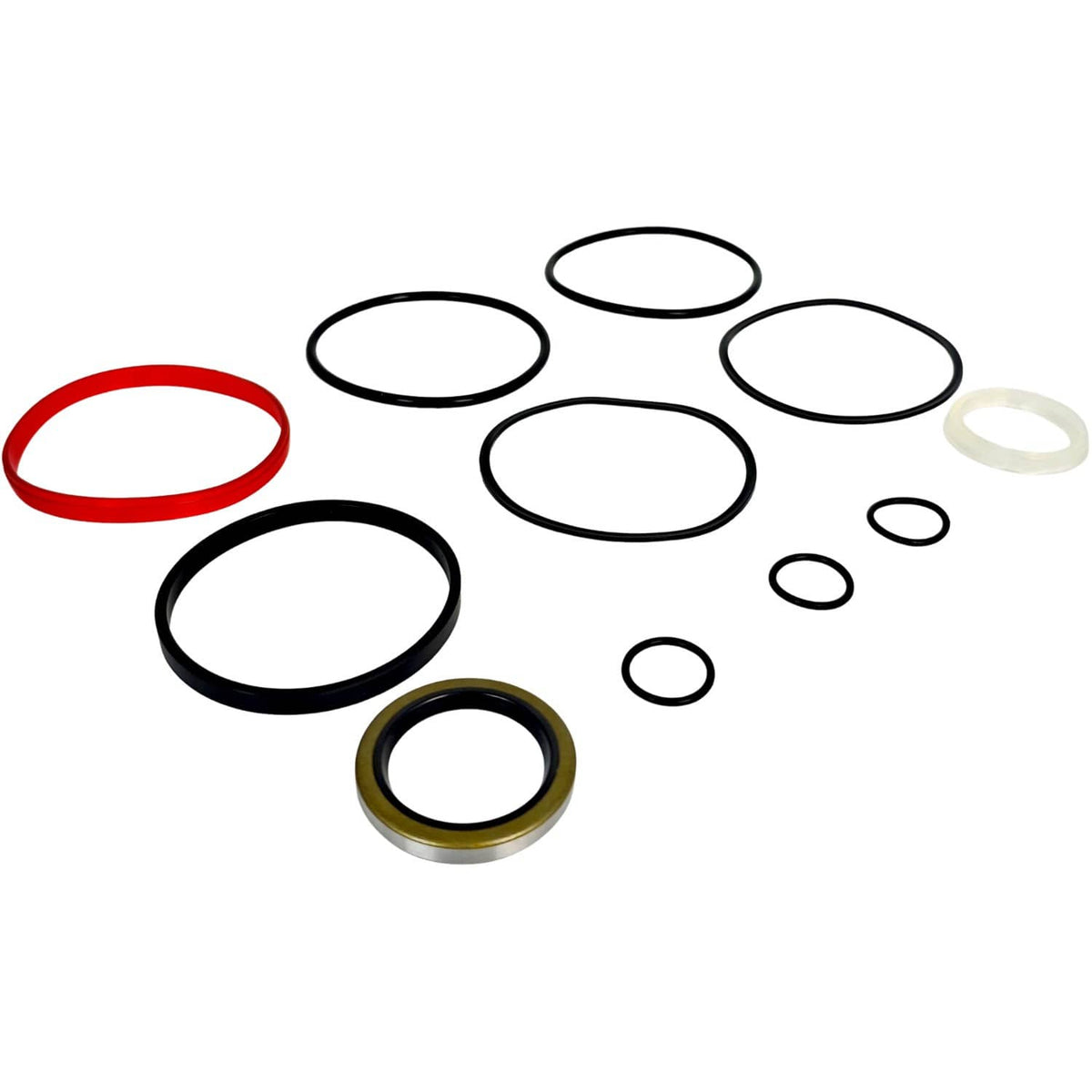 Solid Spare Hyd Cyl Seal Kit 50017622 Fit Bush Hog 3x12x1-1/4 Ram Wing Fold Cyl