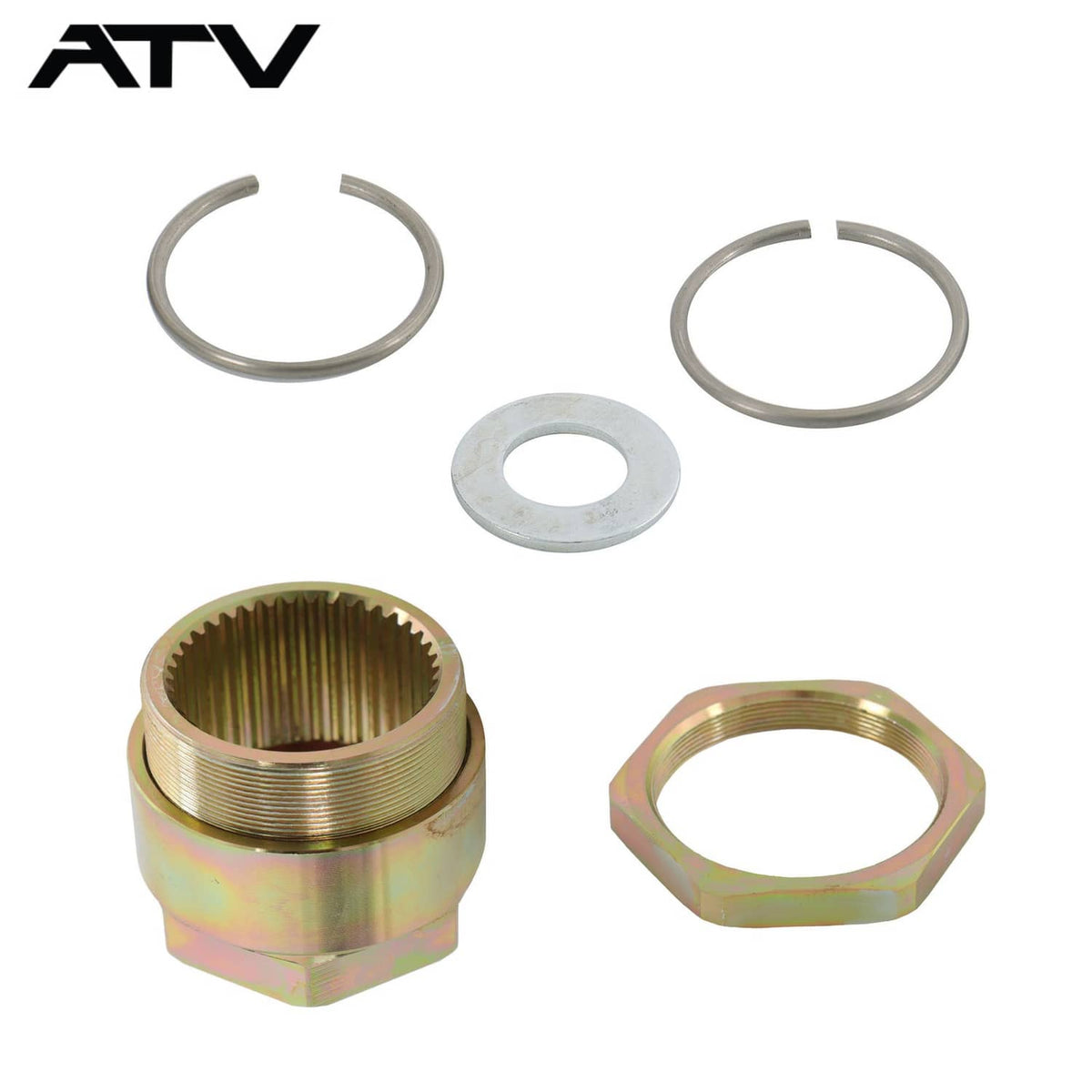 Solidspare Rear Axle Lock Jam Sleeve Nut Clip For Honda TRX300EX TRX400EX TRX450ER 450R 450