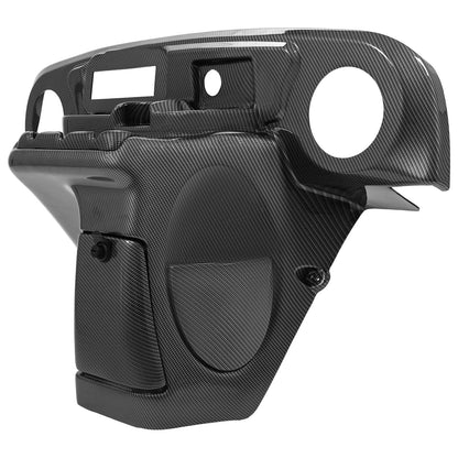 Solidspare Carbon Fiber Style Dash Dashboard W/ Radio Speaker Cutout For EZGO TXT 96-13
