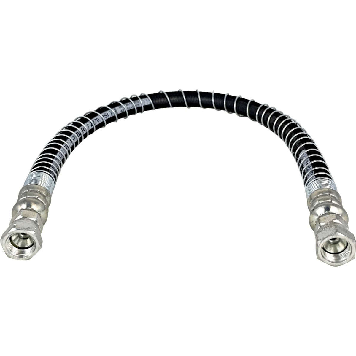 Solid Spare 24" LPG Hose Crimped Liquid Propane Universal Assembly with Spiral Guard Tank