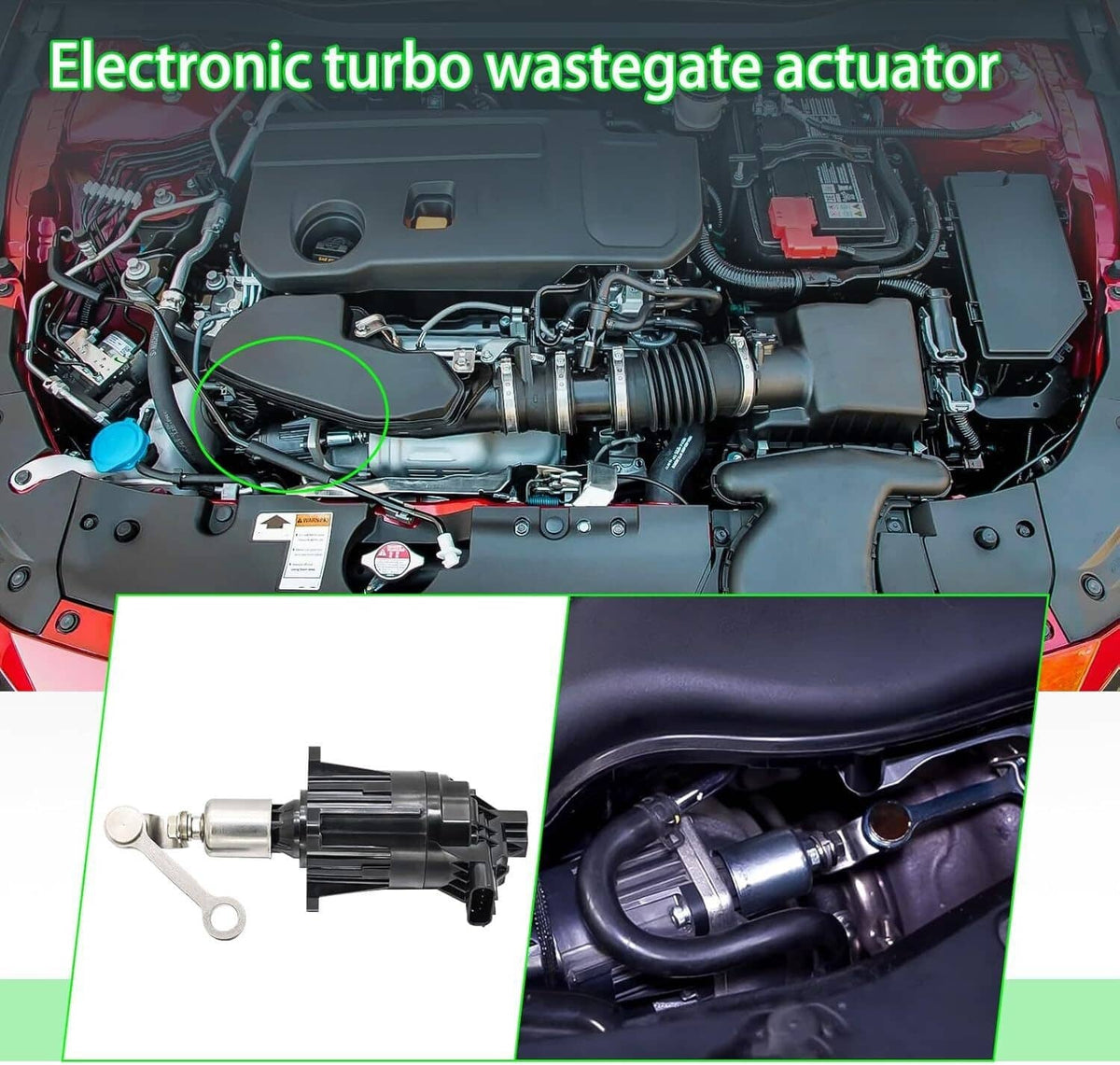 Solidspare Turbo Turbocharger With Actuator GAP For 2018-2023 Honda Accord 18900-6A0-003