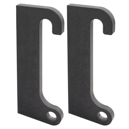 Solidspare 1 Pair Blank Quick Attach Loader Mounts For Cat IT28 Loader mounts Steel