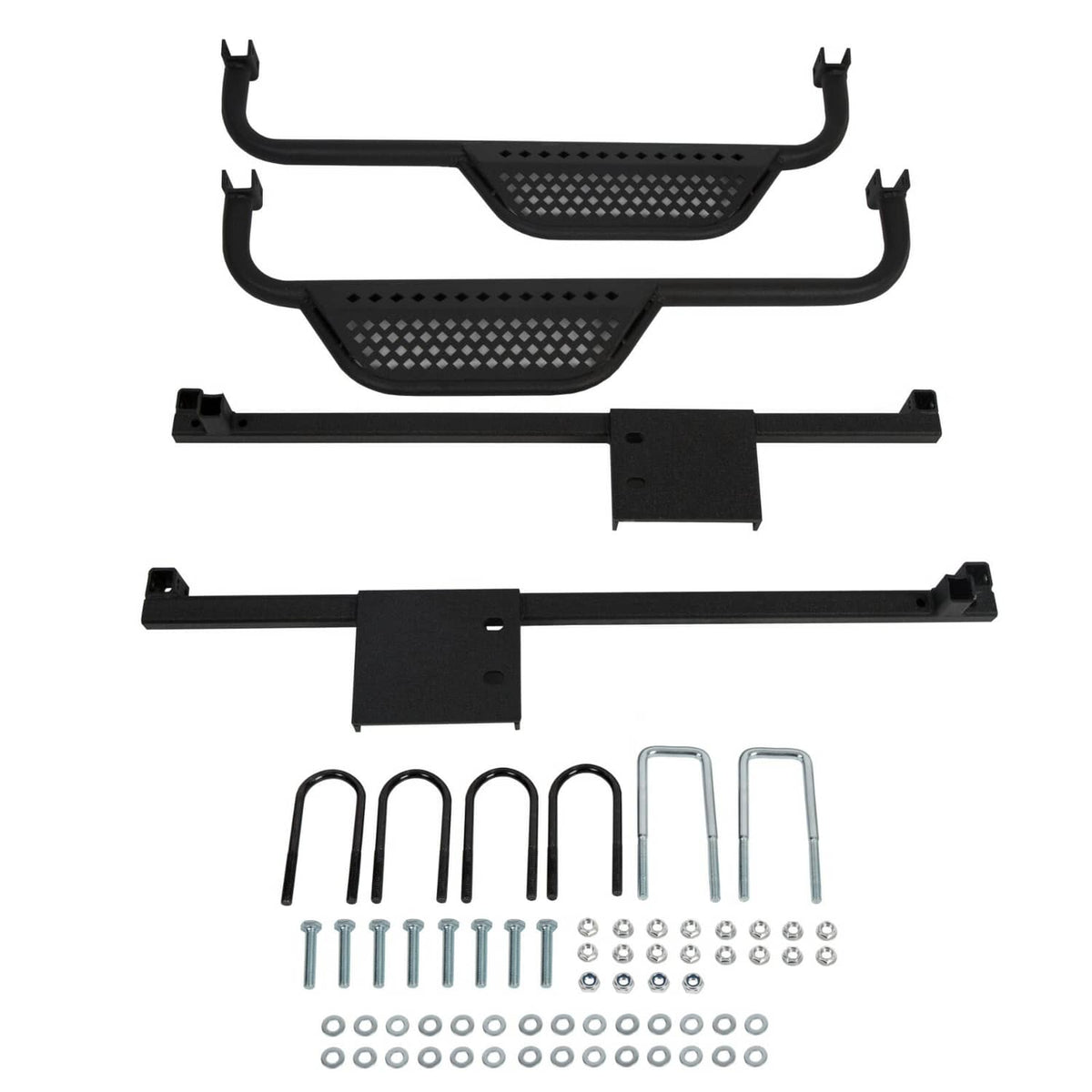 Solidspare Golf Cart Nerf Bars Running Boards Side Step For Electric Club Car DS 2004-2008