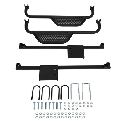Solidspare Golf Cart Nerf Bars Running Boards Side Step For Electric Club Car DS 2004-2008