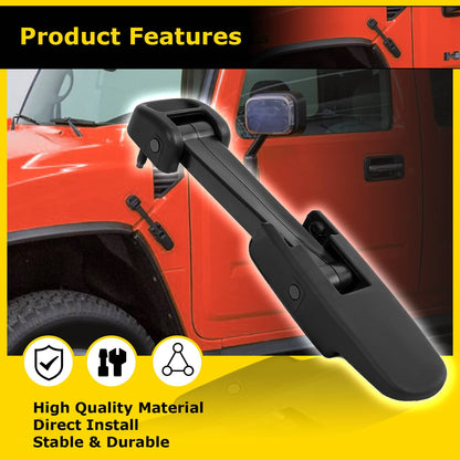Solid Spare #15097841 Black Hood Latch For Hummer H2 2003-2009 Chevy Kodiak GMC TopKick