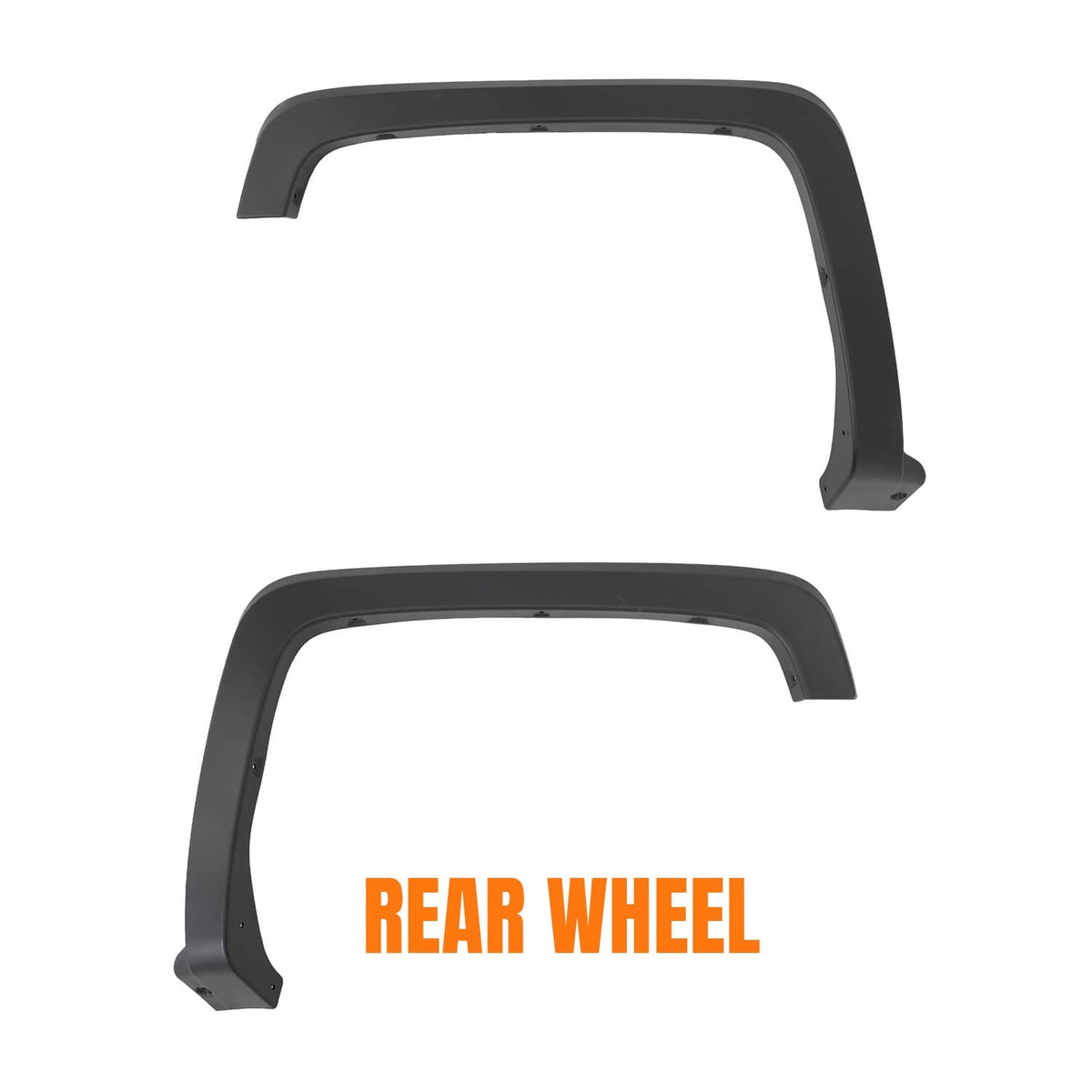 Solidspare 4Pcs Fender Flares for Chevrolet Silverado 1500 2014 2015 2016 2017 2018 Black