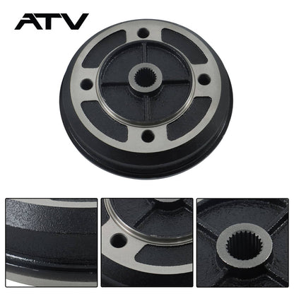 Solidspare Rear Brake Drum For Kawasaki Mule 2500 2510 2520 1994-2000 41038-1226 41038-1227