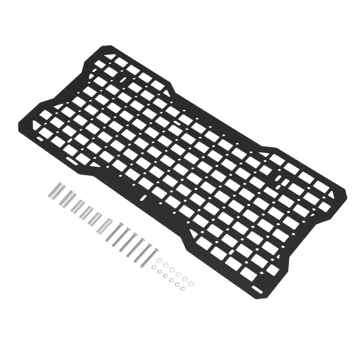 Solid Spare Tailgate Tactical Panel Rear Door Cargo Organizer For Jeep Wrangler JK JL 18-26