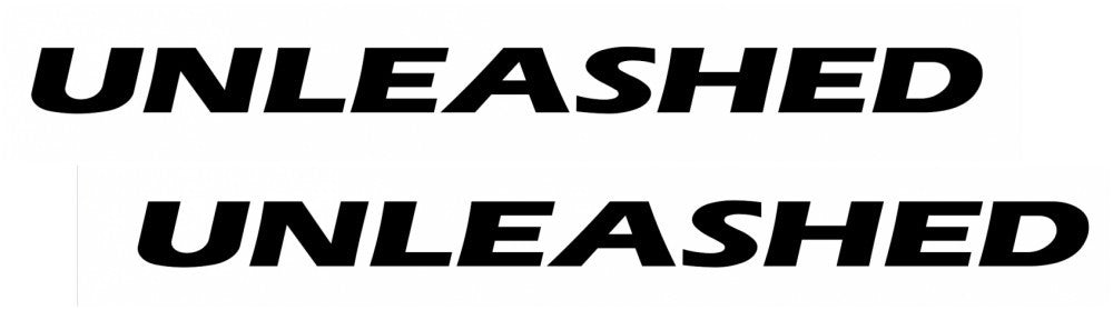 "UNLEASHED" Vinyl Decal Sticker for JEEP Wrangler Unlimited YJ TJ JK Sahara