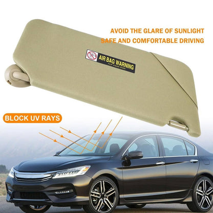 Solidspare Left Driver Side Sun Visor w/ Light & Mirror For 2008-2017 Honda Accord Beige