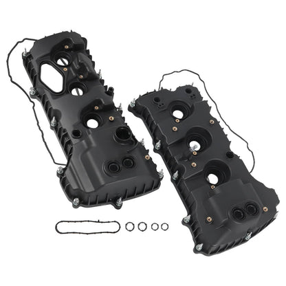 Solidspare 2Pcs Valve Covers For 2013-2016 Ford F-150 2015-17 Ford Expedition 3.5L Turbo
