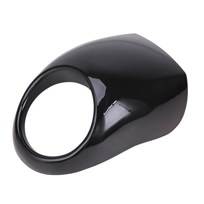 Solidspare Black Front Headlight Fairing Mask For 1973-UP Harley Sportster Dyna FX / XL