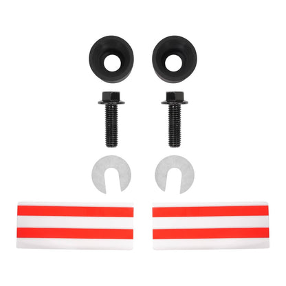 Solid Spare Pair Heavy Duty Front Car Tow Hooks with Hardware Kits For Ram 1500 DT 2019-2024