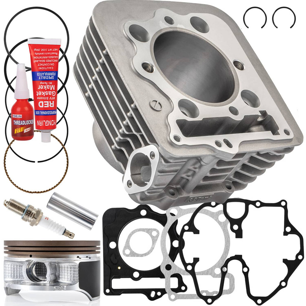 Solidspare For Honda TRX400EX Big Bore Cylinder Piston Gasket Kit 1999-2008 89mm 440cc
