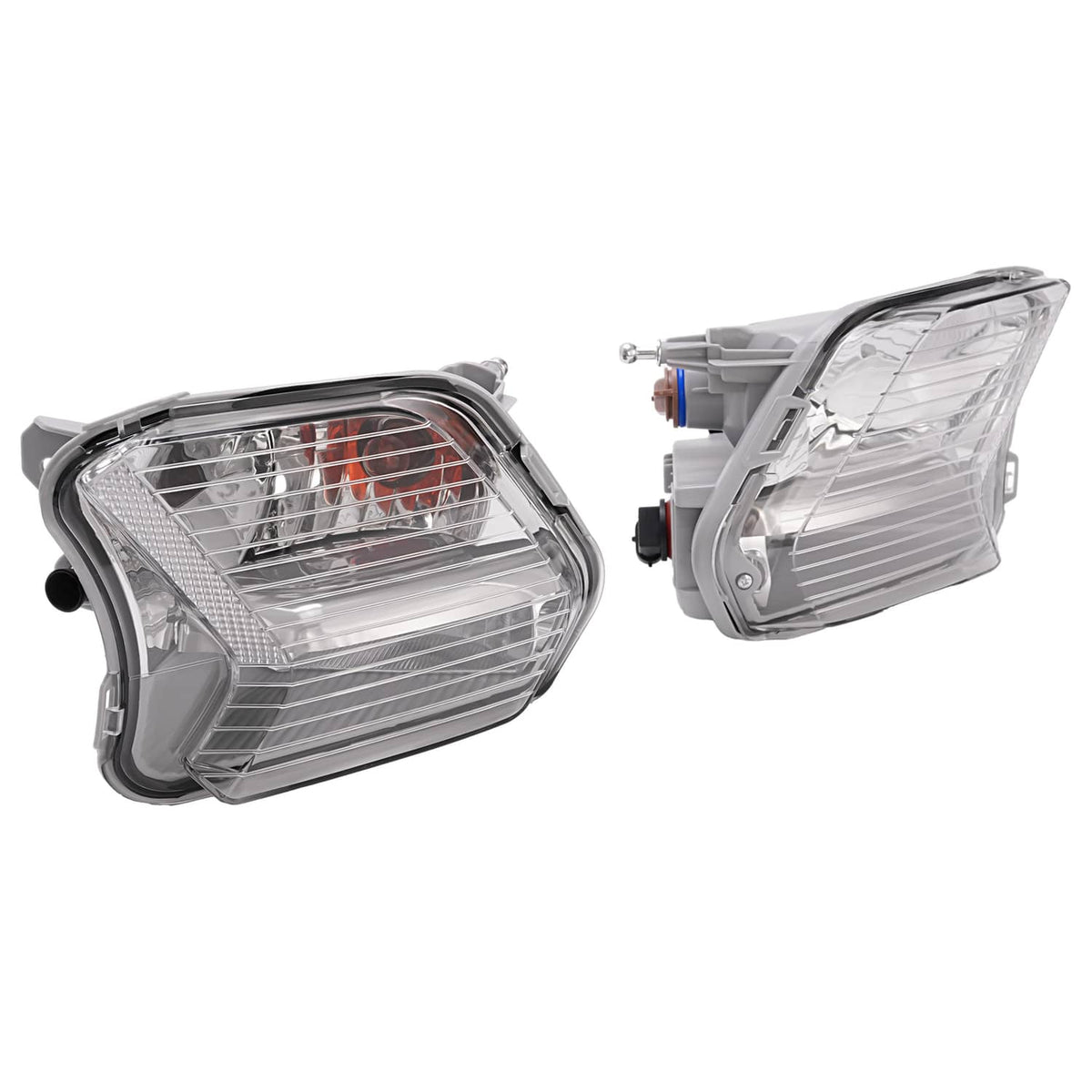 Solid Spare Front Fog Lights Turn Signal Lamp With Bulb For Ford Escape Kuga 2017-2019 LH+RH