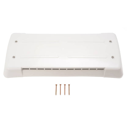 Solidspare White Vent Cover #65528 w/ mounting hardware For Dometic Refrigerator Vents