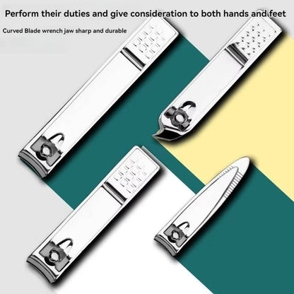 Solid Spare 19 PCS Pedicure / Manicure Set Nail Clippers Cleaner Cuticle Grooming Kit Case