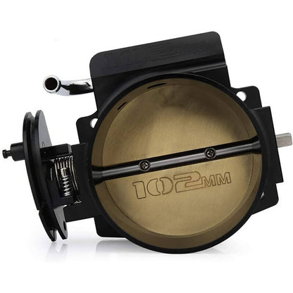 Solidspare Black 102mm Throttle Body w/Throttle Cable & TPS IAC For GM Gen III LS1 LS2 LS6