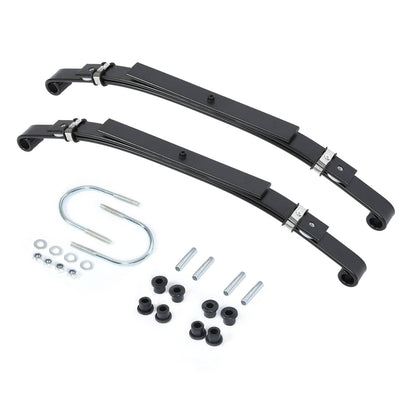 Solidspare Rear Leaf Springs Heavy Duty 3-Leaf w/ Bushings For Club Car DS Golf Cart 1981+