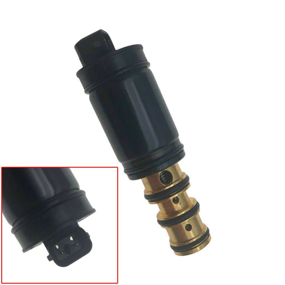 Solidspare A/C Compressor Electronic Control Valve for 2006-2011 Toyota Yaris 1.5L Engine