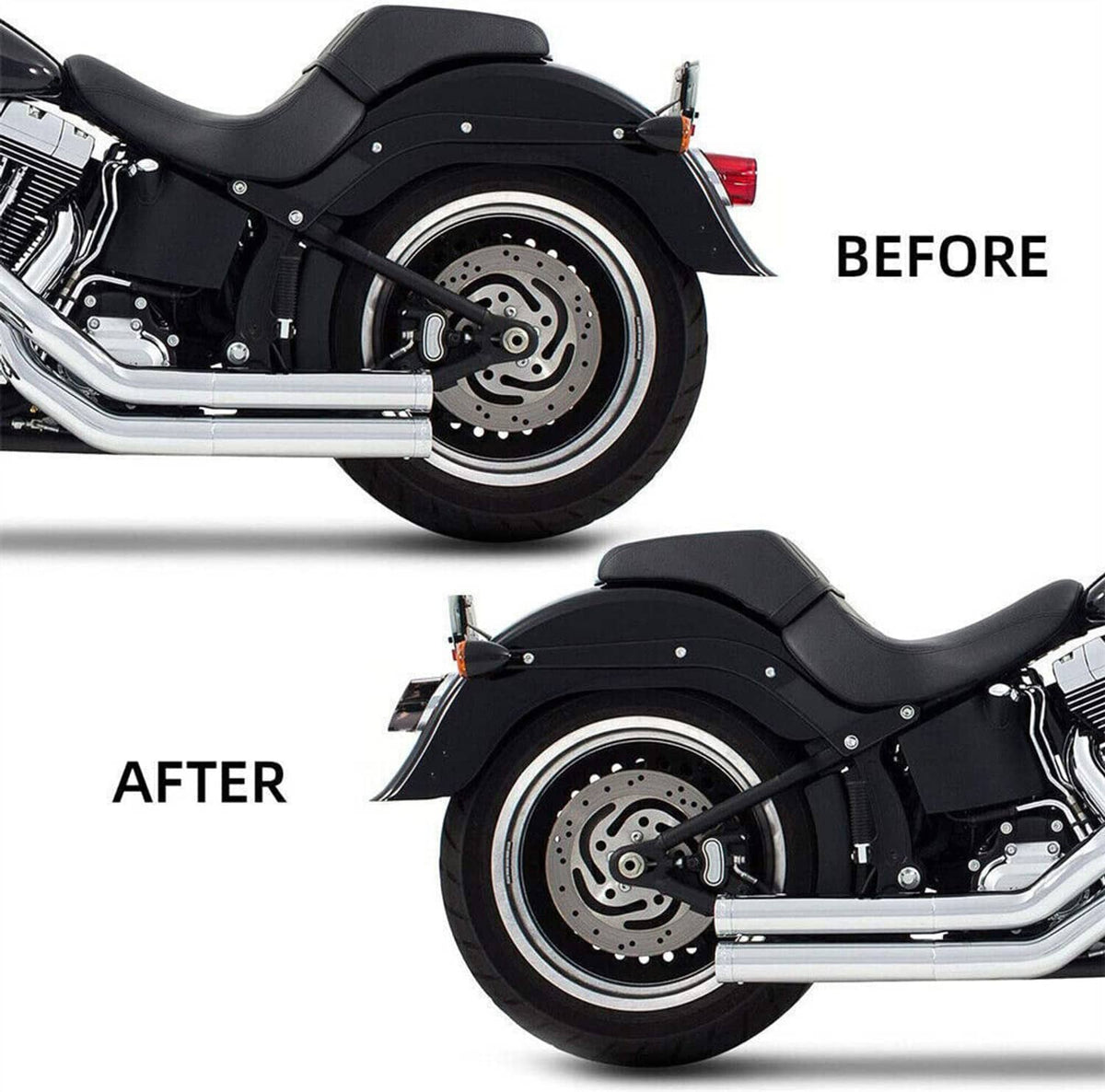 Solidspare LED Tail Light Brake For Harley Touring Road King Dyna Glide Softail Sporster