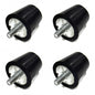 (4) 3/4" Stud 5/16-18 Suspension Rubber Bump Stops Axle Snubbers Jounce Bumpers