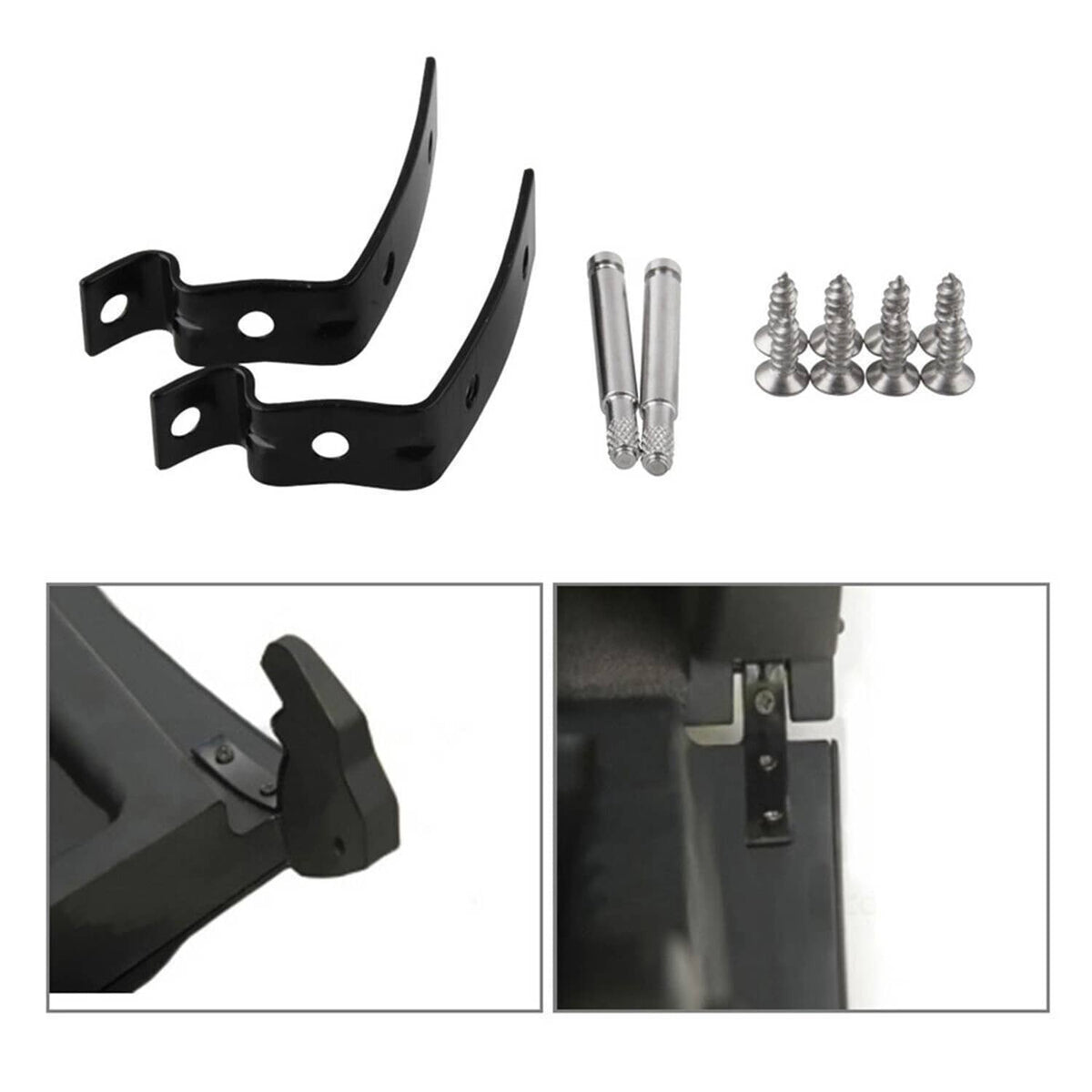 Solidspare Glove Box Lid Hinge Snapped Repair Fix Brackets Kit For Audi A4 S4 RS4 B6 B7 8E