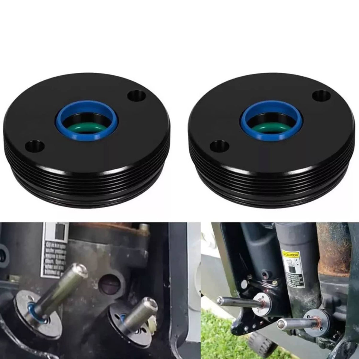 Solid Spare 2Pcs Tilt End Cap Seals Mercury 30HP 40HP 60HP 813428 Outboard Motor 8M0055006