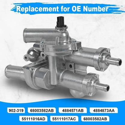 Solidspare NEW Thermostat Housing Assembly For 09-20 Dodge Journey 2008-2014 Avenger 2.4L