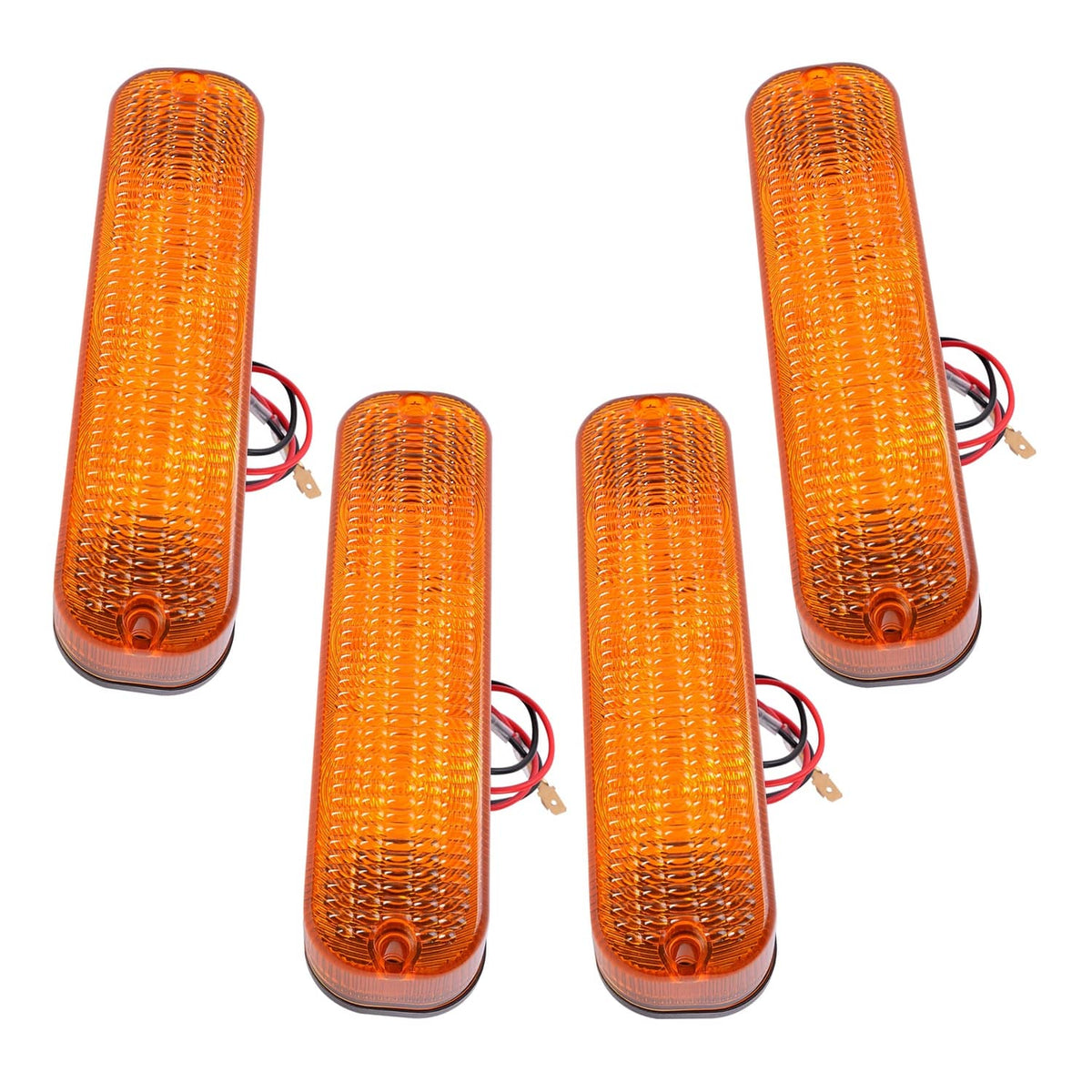 Solidspare 4 LED Amber Flashing Cab Lights For John Deere 30 Series 4030 4230 8450 #AR60250