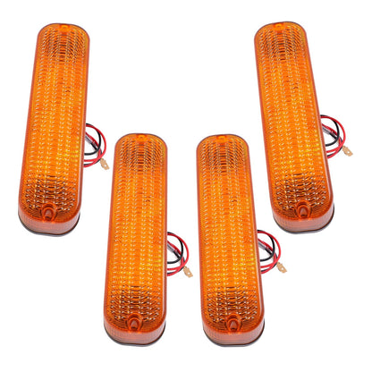 Solidspare 4 LED Amber Flashing Cab Lights For John Deere 30 Series 4030 4230 8450 #AR60250