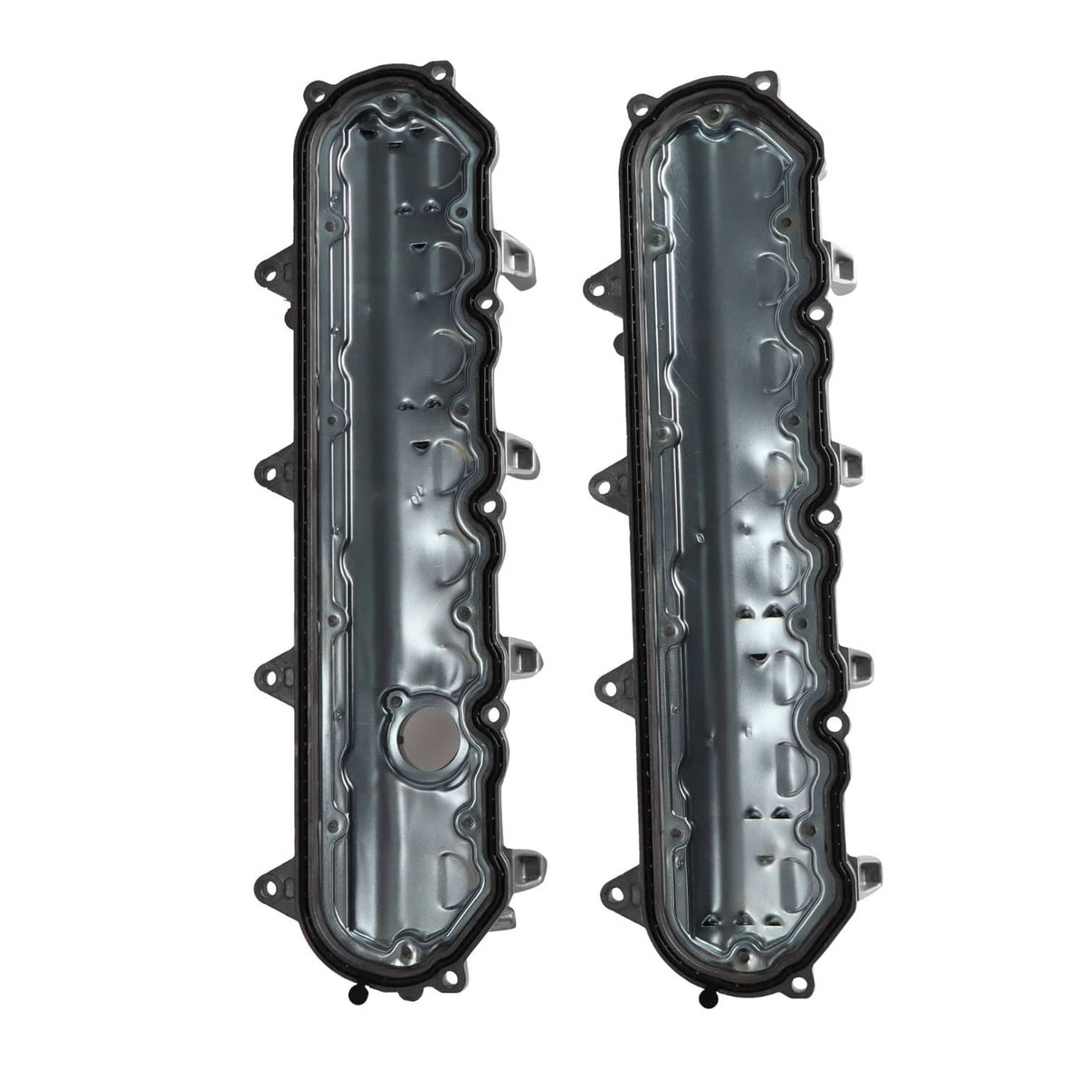 Solidspare 2PCS Aluminum Valve Cover with Gasket For Chevy Silverado 1500 Tahoe 2014-2020