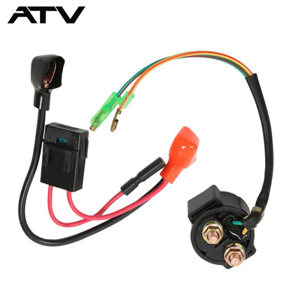 Solidspare Generic For Honda TRX400EX Starter Relay Solenoid& Positive Side Battery Cable