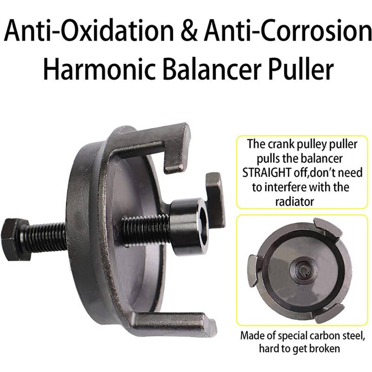 Solidspare For GM 5.3L 5.7 LS1 6.0 LS2 6.2 LS3 25264 Harmonic Balancer Puller Crank Pulley