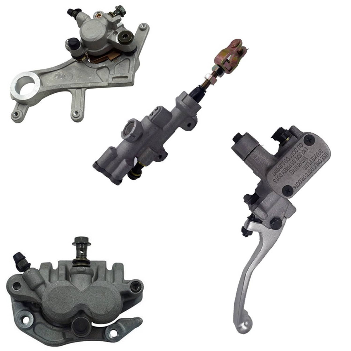 Solidspare Front Rear Brake Caliper Master Cylinder for Honda CR125 CR250 CRF250 CRF450