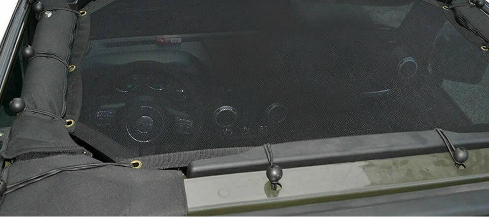 Mesh Sun Shade Bimini Bikini Top for 2 / 4 Door, 2Dr / 4Dr Jeep Wrangler JK JKU