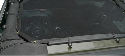 Mesh Sun Shade Bimini Bikini Top for 2 / 4 Door, 2Dr / 4Dr Jeep Wrangler JK JKU