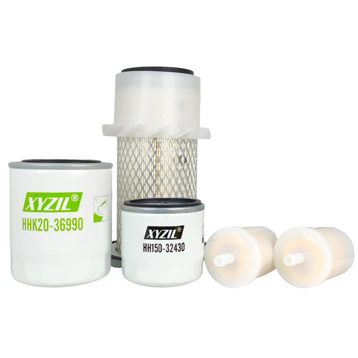 Solid Spare In-Line Fuel Air Oil HST Filter Kit for Kubota GF1800 GF1800E GF1800E-R-2