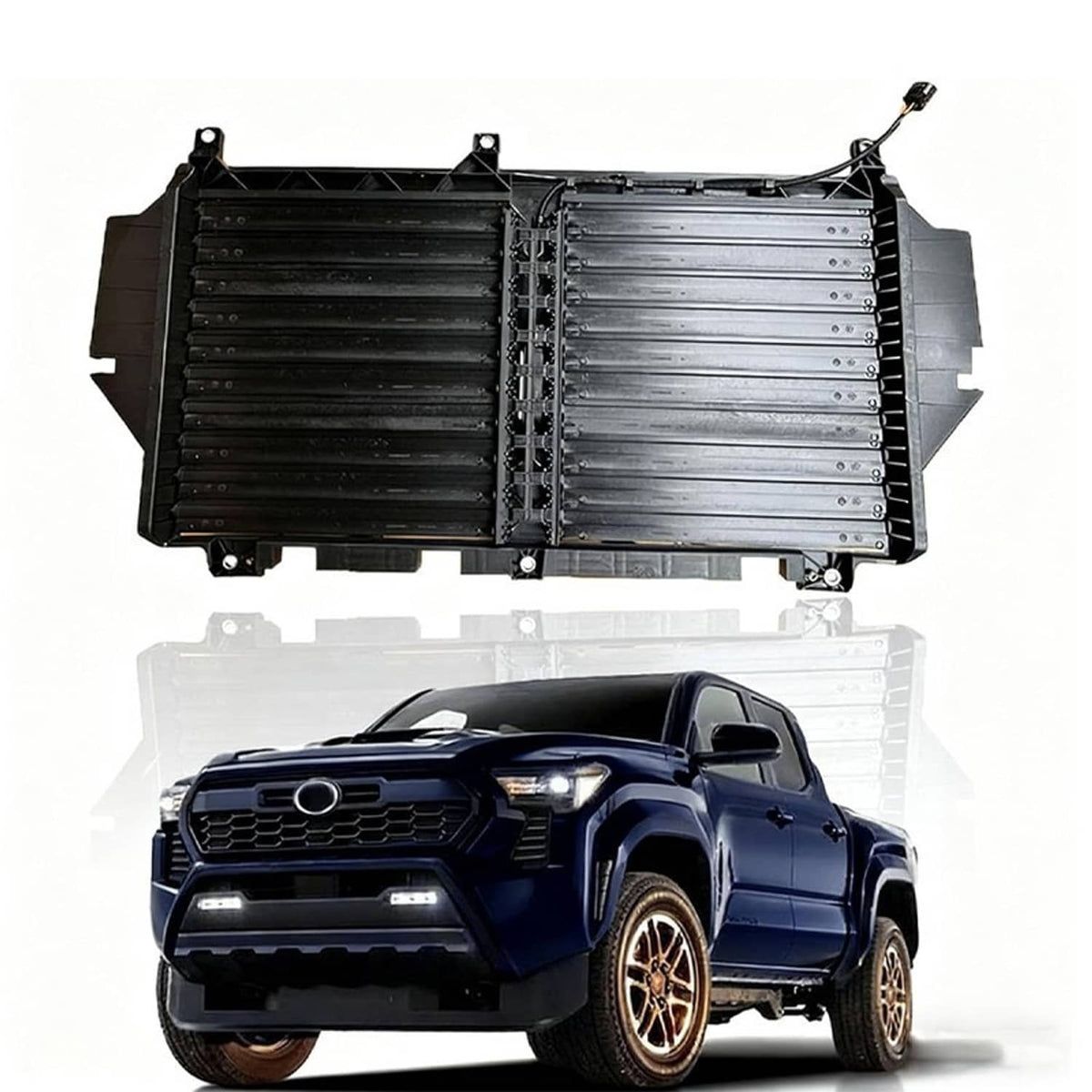 Solidspare Grille Shutter Active Air Grill Louver w/ Motor For 2024-26 Toyota Tacoma Grille
